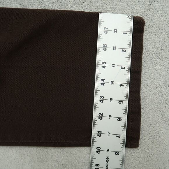 Gloria Vanderbilt Jeans Women's 16P Brown Amanda High-Rise Straight 25" Inseam - Picture 5 of 16